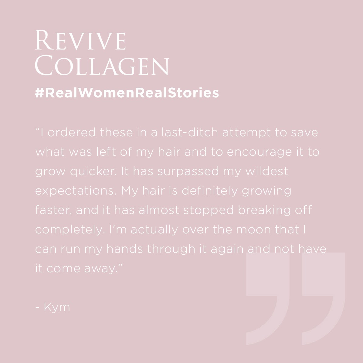 There are many reasons to kick-start your Revive Collagen journey, from increasing hair and nail health to reducing the signs of ageing. Read more Revive Collagen reviews at revivecollagen.com