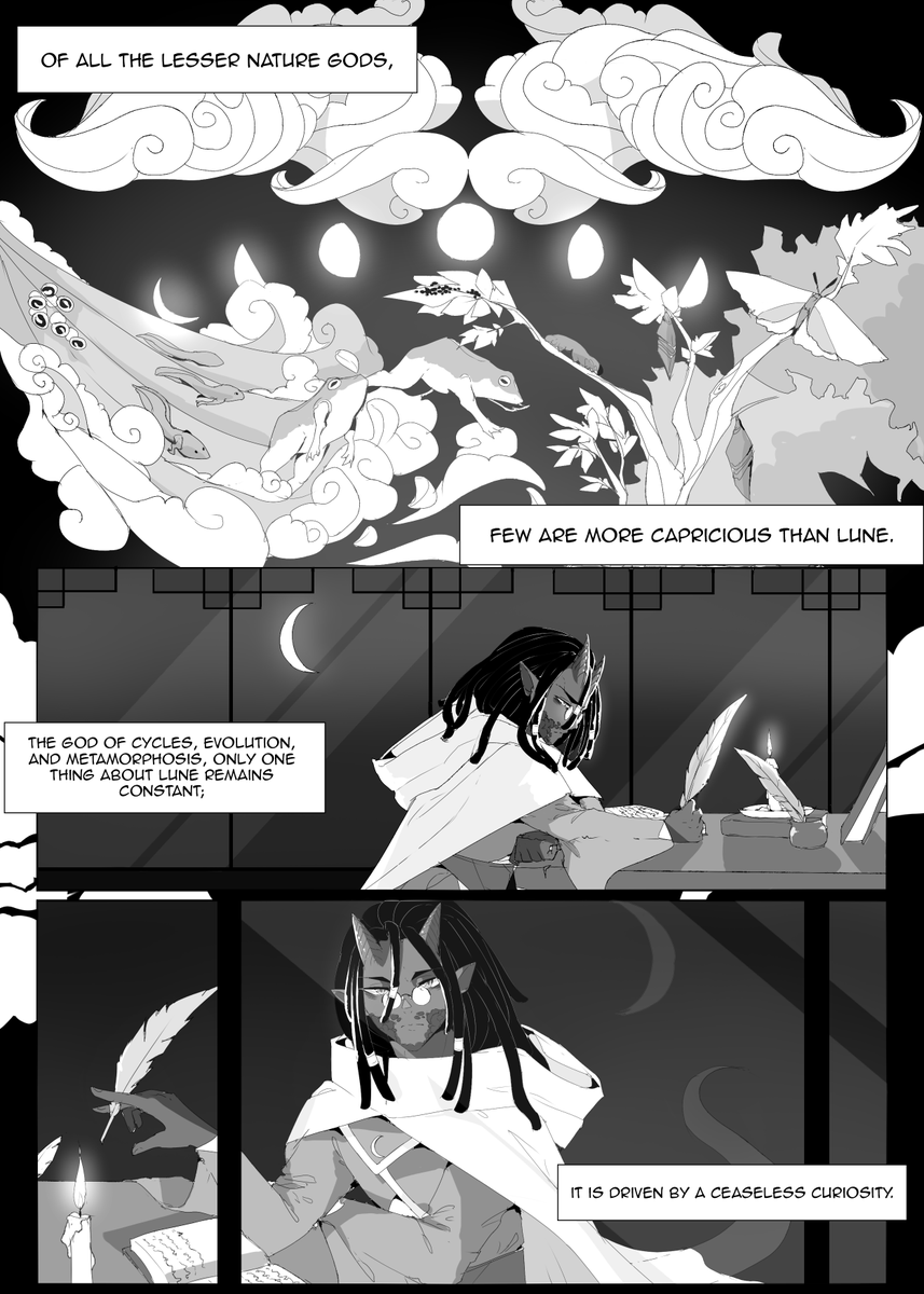 Reposting a short comic I made about Juniper's origin a few months ago because I've gained a few thousand new bois 