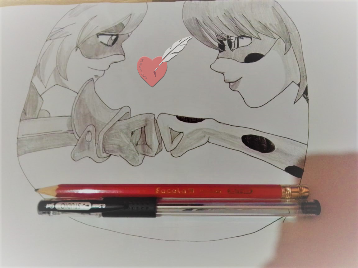 ECadelez's tweet photo. Día 25: Buddy del reto #inktober2020 los mejores compañeros #inktoberbuddy #fanartladybug #ladynoir #inkart #facela #penstudio https://t.co/dmznZSlZHB