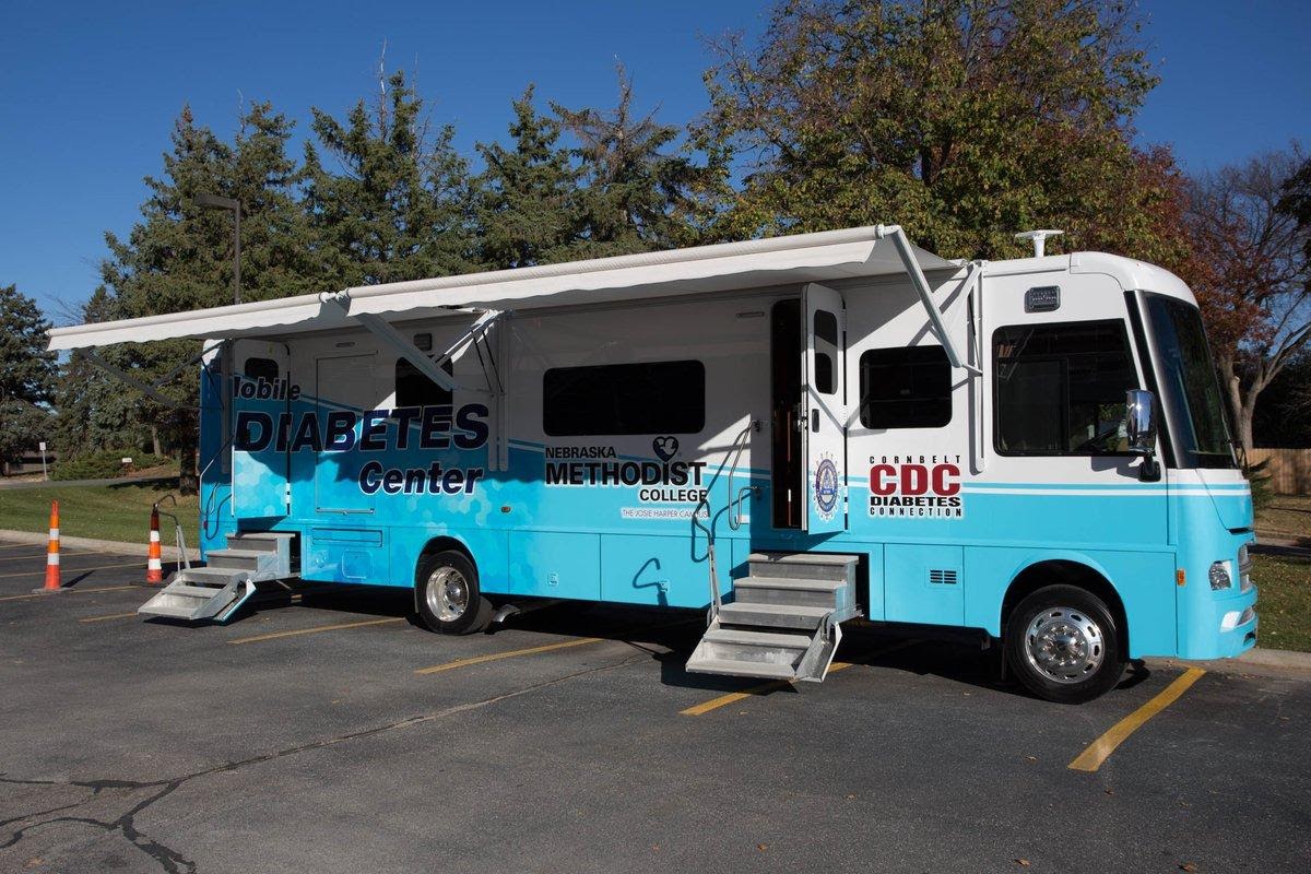 The Mobile Diabetes Center is a 36-foot motor home retrofitted specifically for diabetic screening complete with an exam table, computer, video equipment &amp; foot examination area. Contact the Winnebago Specialty Vehicle team to learn what it takes to own a similar #cliniconwheels.