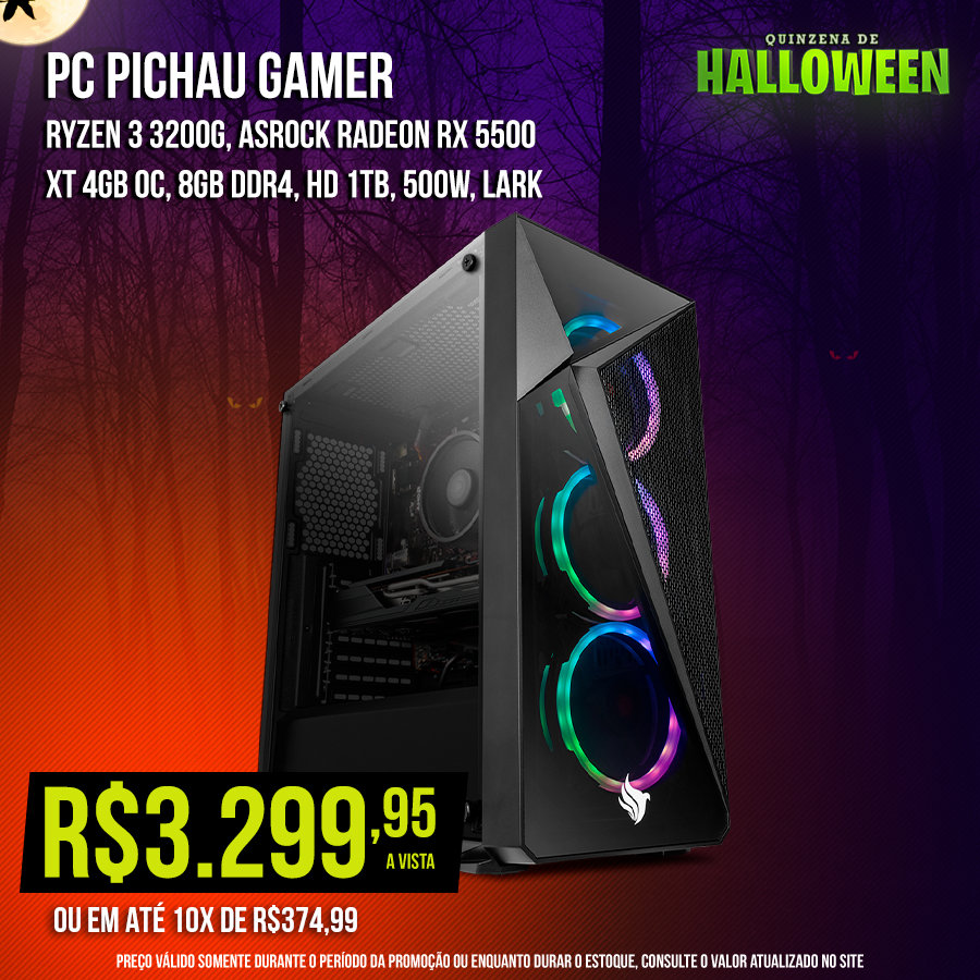 Pichau - Que tal um PC Gamer pra rodar tudo sem preocupar com nada