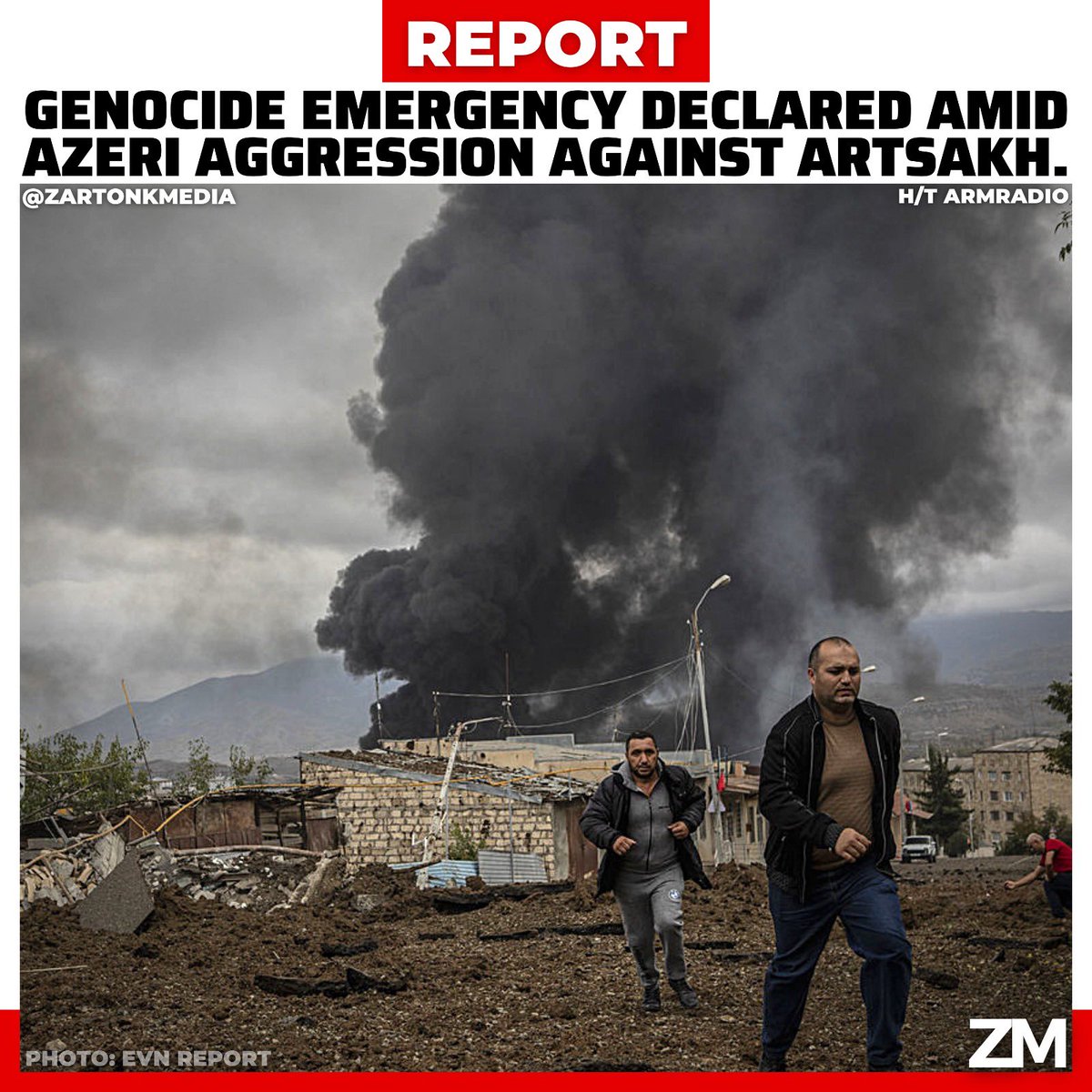 ZartonkMedia's tweet photo. Genocide Emergency Declared Amid Azeri Aggression Against Artsakh. https://t.co/odOrGYCBTB