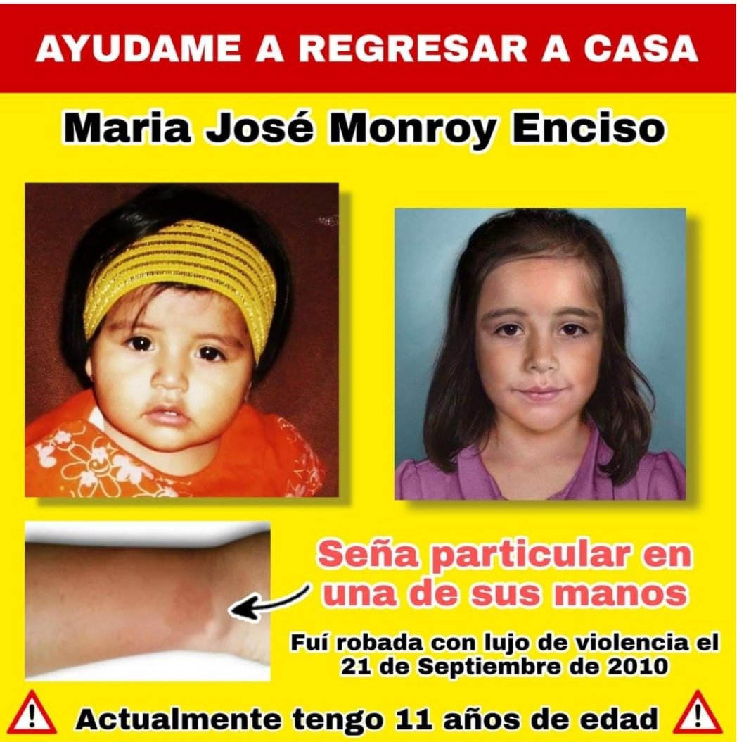 Missing_Marijo's tweet photo. María Jose fue arrebatada de mis brazos con extrema violencia, ayúdame a encontrarla 🙌 @Alerta3312Mx @Ufesp2011 @botDesaparecidx https://t.co/37V8rYkZdT