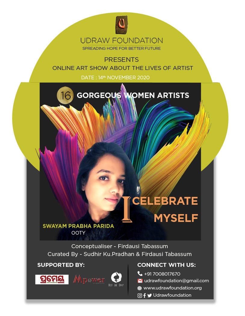 UdrawFoundation's tweet photo. #UDRAW FOUNDATION showcases 16GORGEOUS WOMEN ARTISTS:“I celebrate myself“as an online event, with 16women artists from Odisha will be the 1st of its kind in the state of Odisha, imbued with the spirit of liberated womanhood & empowerment to be followed by social media.on 14th Nov https://t.co/SMR1AUOeBk