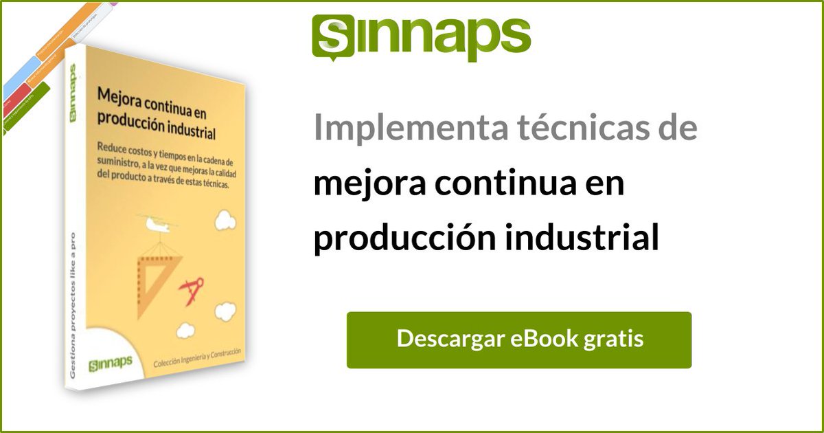Sinnaps_ES's tweet photo. ¿Cómo aplicar la mejora continua en tus procesos de ingeniería industrial? Descubre técnicas y herramientas en este eBook gratuito. #projectmanagement https://t.co/2AZOTxzv3j