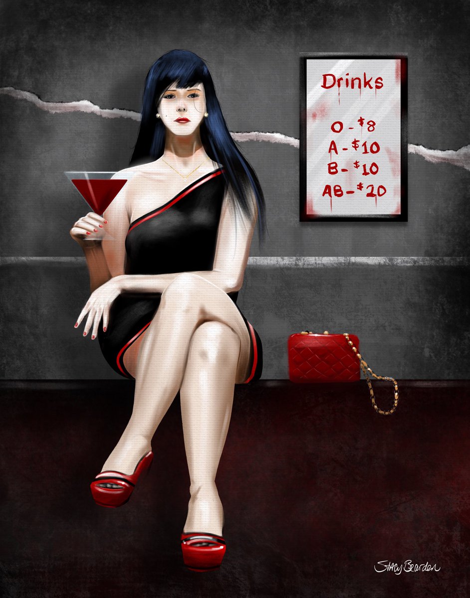 It’s spooky month. Here’s a #vampire at a club. #Halloween #commission #art #artwork #artworks #artist #fineart #artworks #artgallery #artforsale #artforsalebyartist #painting #paintings #drawing #drawings #contemporaryart #watercolor #modernart https://t.co/pF4jInOT8o