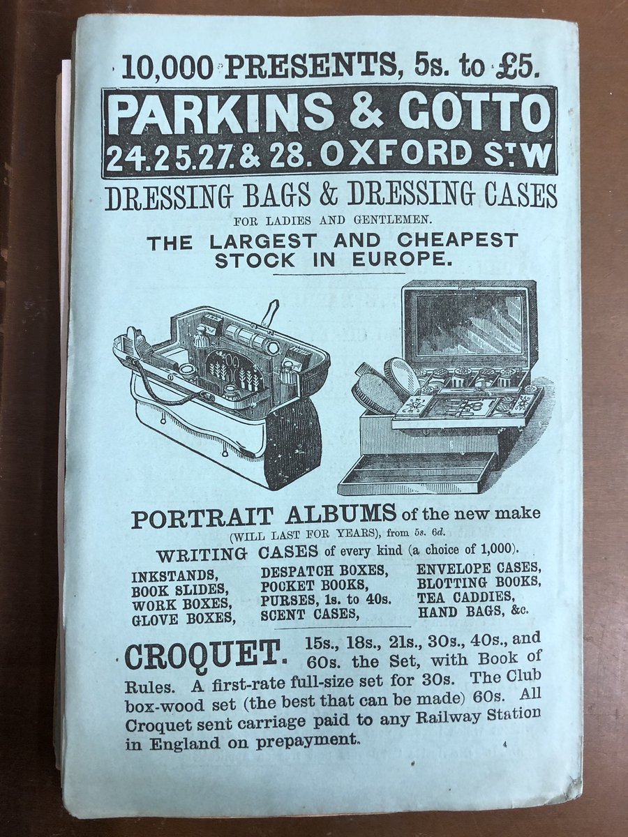 Dickens’ novels were published in monthly parts—usually 20 but Drood only made it to 5. The distinctive blue-green wrappers helped customers recognize Dickens’ work in the shop windows. Other authors had other colors. Thackeray was yellow for example.