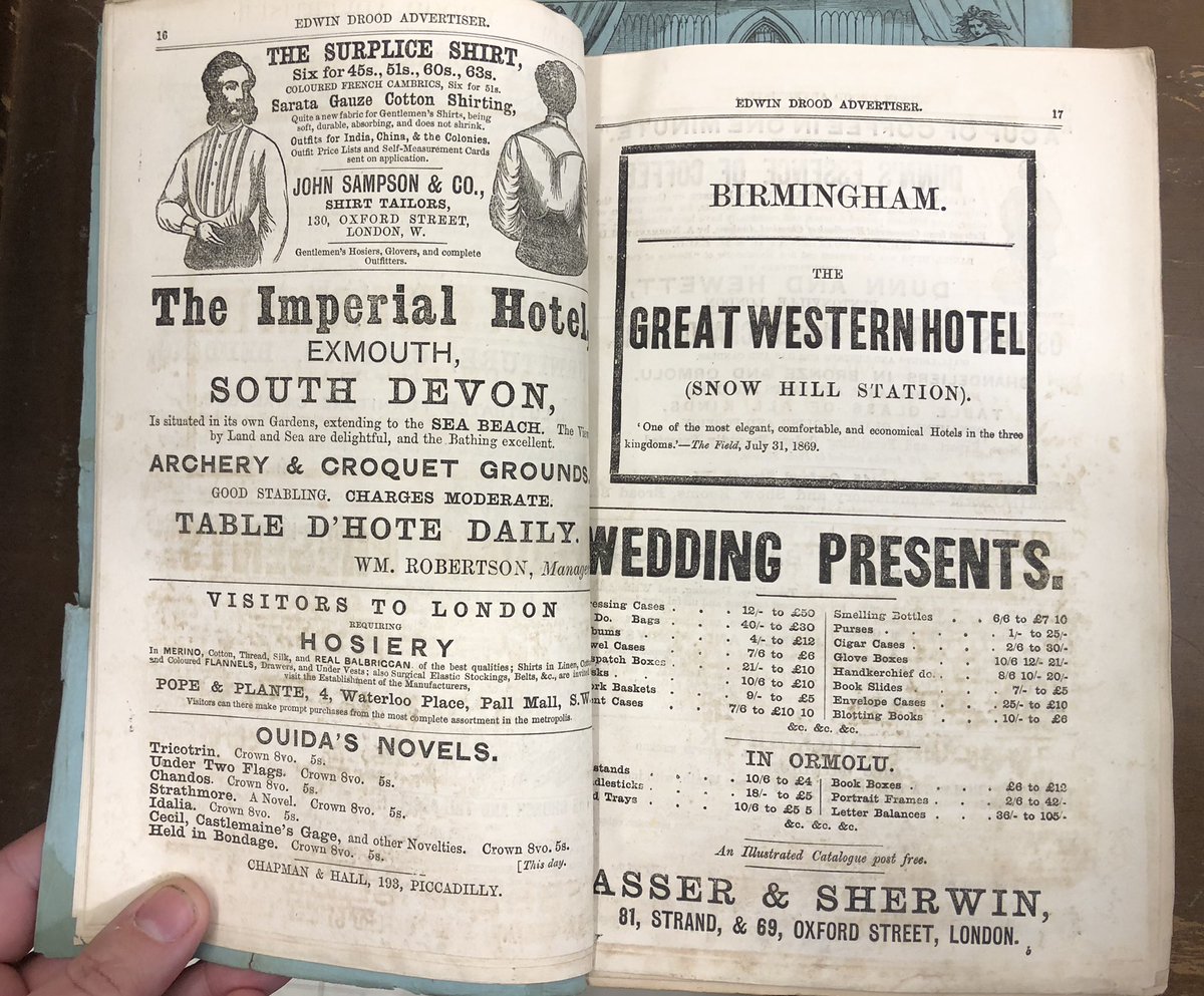 Parts cost only a shilling—the same cost as entrance to the Great Exhibition on a cheap day or lunch in a tavern—which made them affordable for many readers. Part of what made this cheap printing possible were, of course, the advertisements.
