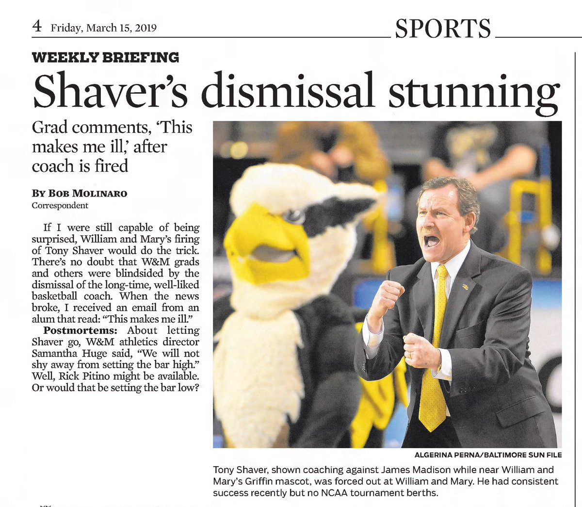 HugeSamantha's tweet photo. Samantha Huge approved firing mens basketball coach Tony Shaver — and a $1.7 buyout of his contract — in 2019, while athletics were deeply in the red. This shows her fiscal irresponsibility.
#RoweMustGo https://t.co/iEREz8p6Vs