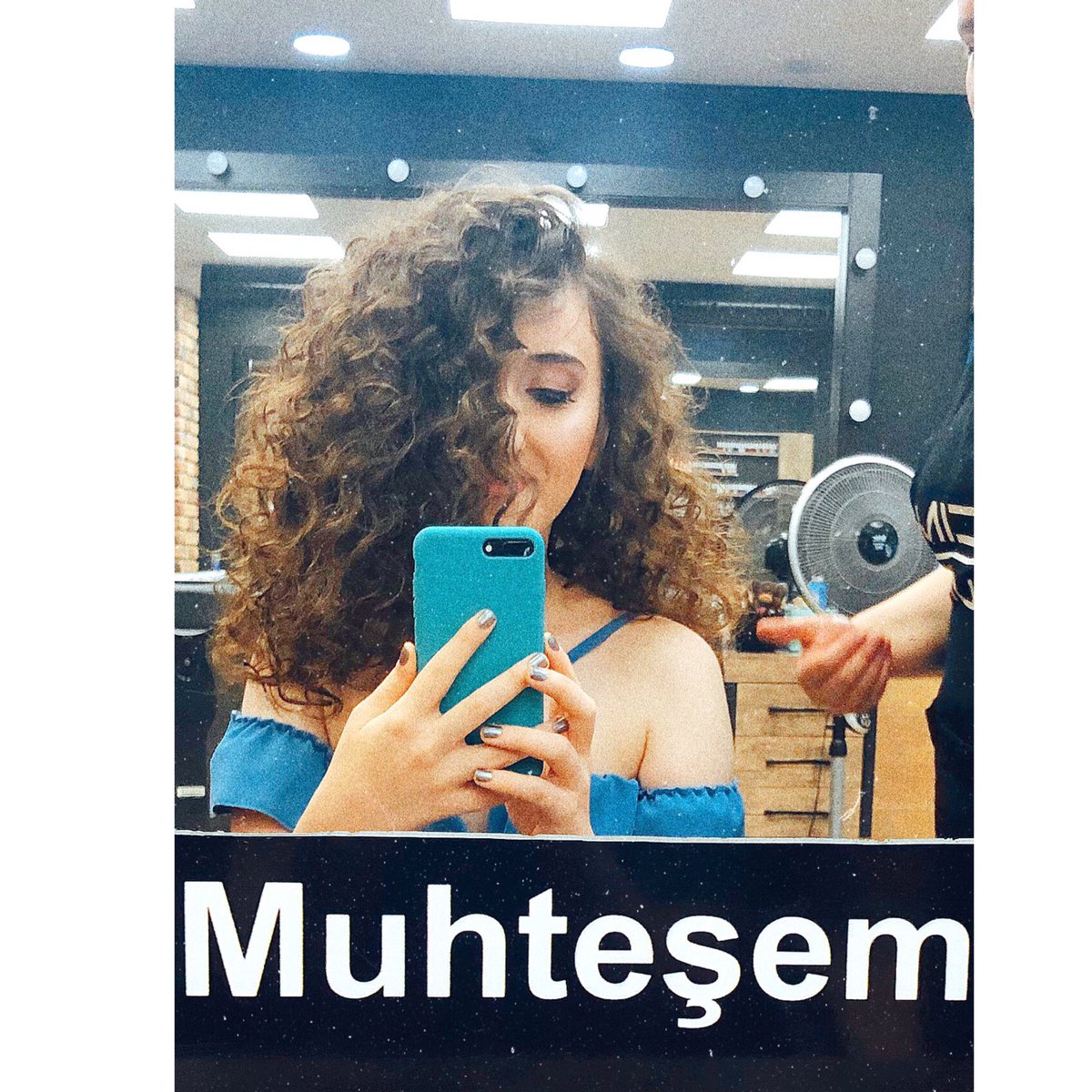 Ben biraz kıvırcıklaştım da...