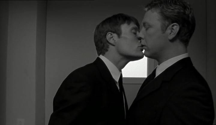noforts's tweet photo. “We go way back, me and Mikael. We even made an arty black and white short film [2002's Now by Danish director Simon Staho] where we played a gay couple. It's not a straightforward story. It's very dramatic. But we do slip the tongue in!” https://t.co/EOMhR0gPqC