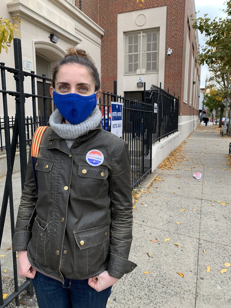 jlevenses's tweet photo. Voted! No lines at my early voting place in the Bronx, just eager voters streaming in. Thank you to the poll workers! #VoteEarly https://t.co/d22t6YWunp