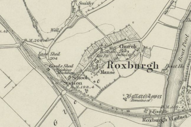 HannahBellBM's tweet photo. Old maps are really interesting. Not only do we discover the lost railway that ran through Roxburgh but also some of the various buildings in the area. Does anyone know what the lace shed was near Roxburgh station? 

#Roxburgh #RailwayStation #ScottishBorders https://t.co/BHN8ZhXN0r