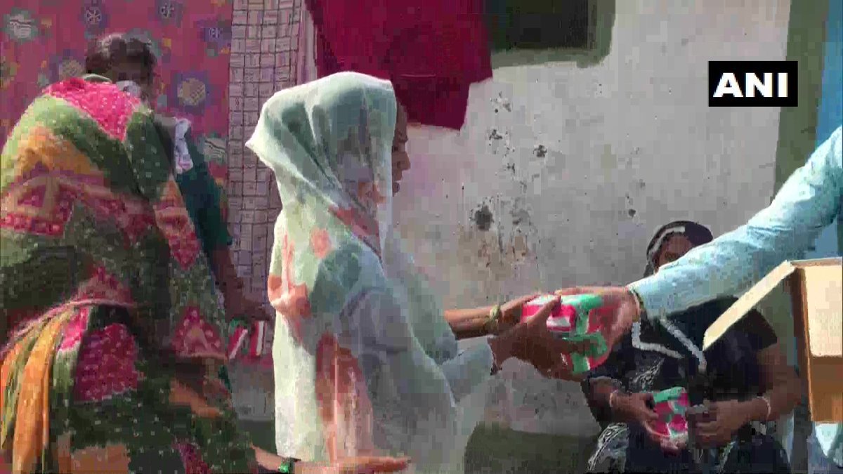 ANI's tweet photo. Chandigarh: A group of Chartered Accountants distributed sanitary napkins to poor women in Maloya.

One of them, Shubham said, "We usually don't get lot of time to do good for society. We've formed association to engage in such activities for at least once a month."  (25.10.2020) https://t.co/pCA700Ne8A