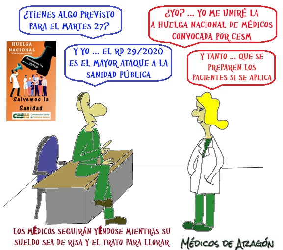 #NoSinEspecialidad
#SalvemosLaSanidad
#IllaEscucha 
#CESMcontraDecretazo 
#HuelgaMédicos27O
#EscuchaAtuMédico 
#StopMaltratoMédico