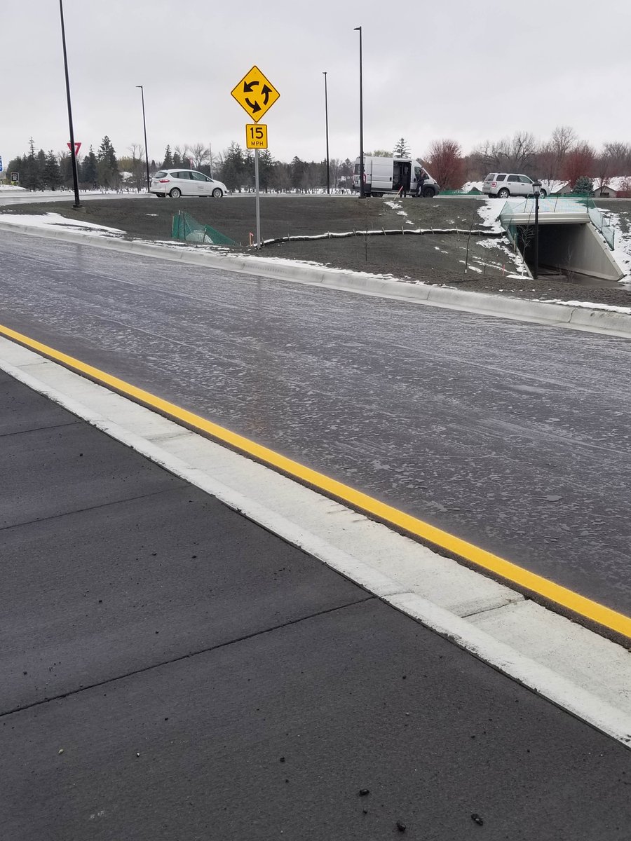 SEHinc's tweet photo. We celebrated the opening of the roundabout at Highway 246 and Jefferson Parkway in the City of Northfield, Minn., with a special ribbon-cutting ceremony. The roundabout design includes tunnels, which provide a safe crossing for pedestrians and cyclists. https://t.co/HsoFUZkUFJ