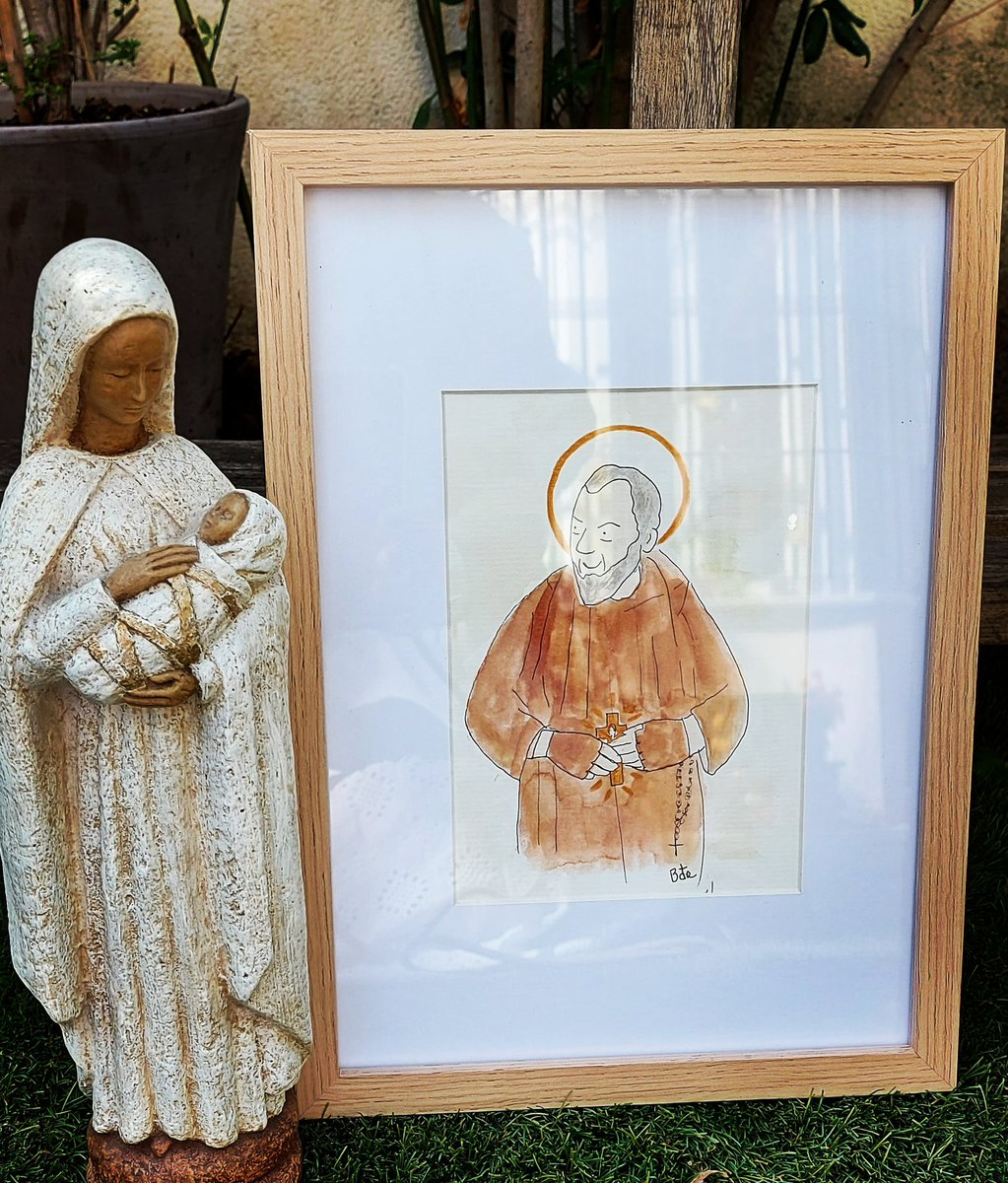 #padrepio
Laminas pintadas para #ayudaralosmisioneros
<a href="/OMisioneros/">Oración Diaria Misioneros</a>