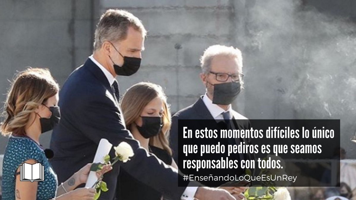 🖐️🖐️👉 En estos #MomentosDifíciles lo único que puedo pediros es que seamos #Responsables con #Todos. #EstadoDeAlarma #EnseñándoLoQueEsUnRey ➕🇪🇸❤️⏩ #ReinoDeEspaña #ReyFelipeVI #CoronavirusESP

@EnsenandoR 
@JacoboRamosGr