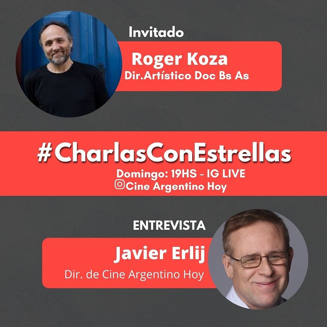 CINEARGENTINO1's tweet photo. #CharlasConEstrellas #DocBsAs #RogerKozá #Domingo19Hs en el Instagram Live de Cine Argentino Tendremos el placer de conversar con el dir artístico de la Muestra Internacional de Cine Documental de Buenos Aires.
Compartimos Link para que puedan vernos hoy.
https://t.co/uan4w4Abrj https://t.co/dGwWxUbbWE
