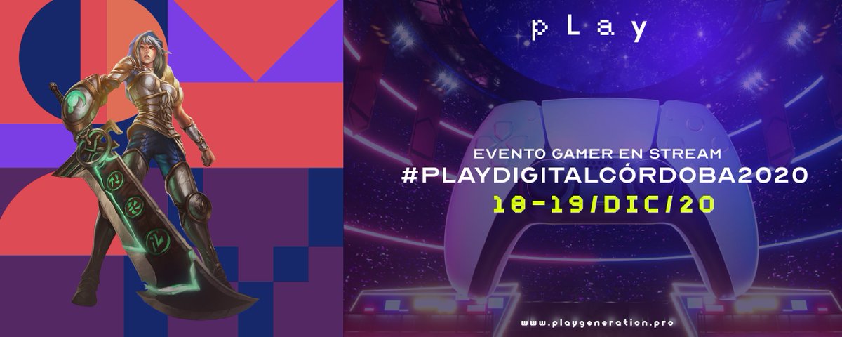 🗓 ¡¡El 18 y 19 de DICIEMBRE vamos a disfrutar del EVENTO GAMER en STREAM #PLAYDIGITALCÓRDOBA2020!! @ayuncordoba_es 😍
¿Preparado?
#Diciembre #eventogamer #CórdobaEsp #playgeneration #gamer #gamers #gaming #cosasdegamer #esports #gamerlife #esportgaming https://t.co/2dO8BrRI0X