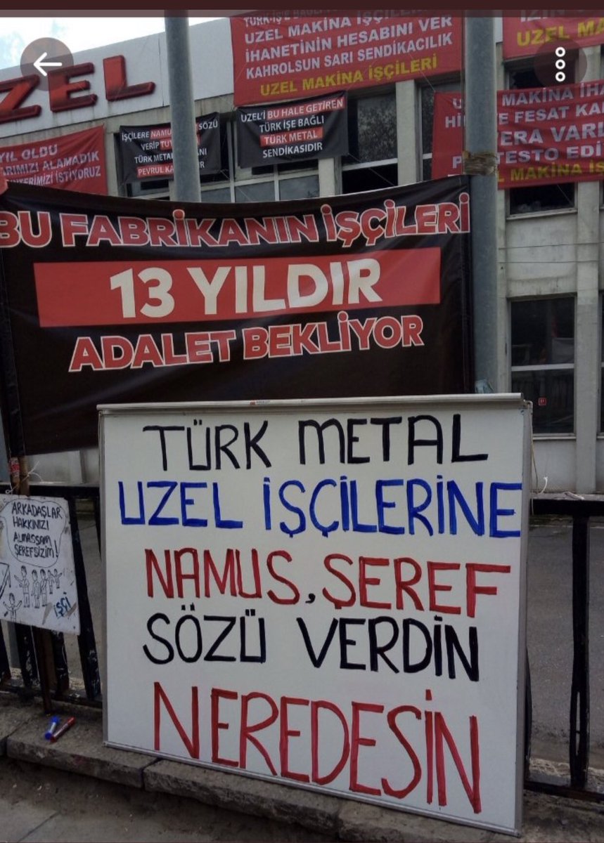 <a href="/ersans638/">ERSAN SARITAS</a> Aklı olan emekçi işçi kardeşlerim biz yandık siz yanmayın eğer aklınız varsa Türk metal sendikasından uzak durun satarlar en güzel örneği Uzel mağdurlarıdır