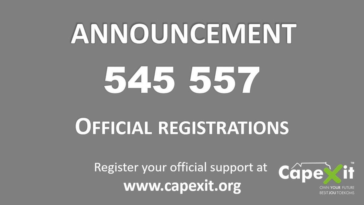 capexitofficial's tweet photo. This is no longer just a pipe dream. This is no longer just wishful thinking. Let the registrations speak for themself. Let the people have their will. @capexitofficial #capexit #capexitofficial #registrations #RegisterYourSupport #MWCGA #reality #NotPieInTheSky #Register https://t.co/gSNuhhNKI3