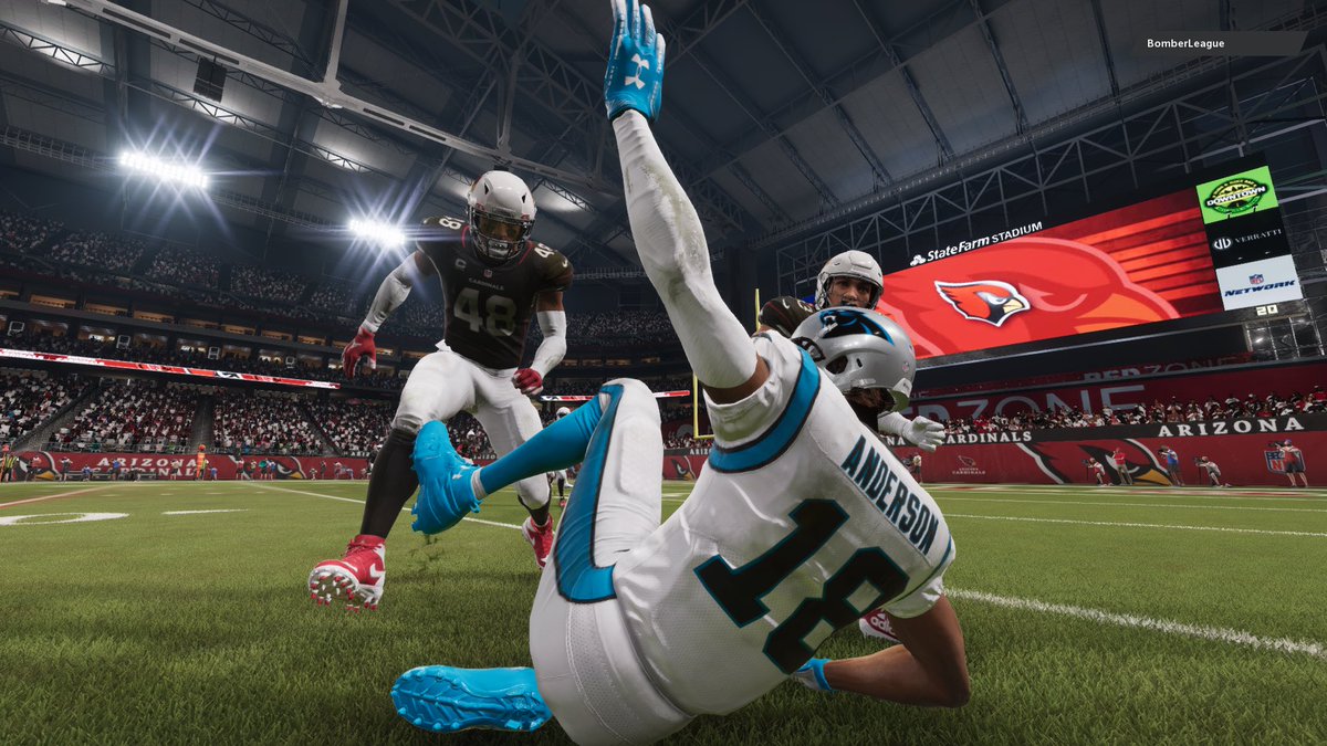 Panthers_MBL's tweet photo. Week 1 || Panthers 6 Cardinals 31

Offense struggles as Arizona’s defense intercepted our rookie QB twice and scored 2 TDs from fumbles by Anderson and Ebron. Our defense managed 4 sacks, 2 INTs and a TD, but the offense dug too big a hole early in the game. https://t.co/IJJYtaNGqo