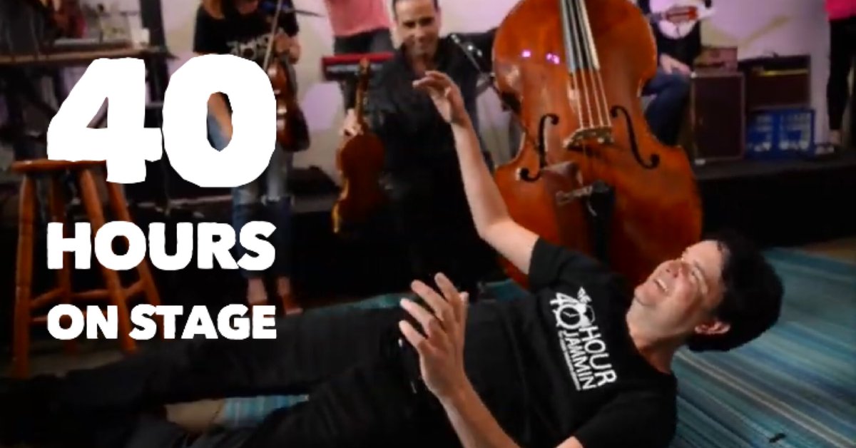 The precise moment back in 2017 when @40hourmusicman collapsed to the floor after 40 hours on stage. He’s up for the challenge again this November 14-15th. 40hourjammin.com <a href="/MNDFoundation/">MND & Me Foundation</a> @4zzzradio <a href="/radio4eb/">Radio 4EB</a> <a href="/PermacultureSC/">PermEco Inc. & Kendall Permaculture Farm</a> <a href="/sunshinecoastoz/">Visit Sunshine Coast</a>
