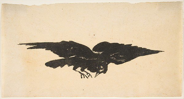 Édouard Manet, Illustration for ‘The Raven’ by Edgar Allan Poe’, Lithograph