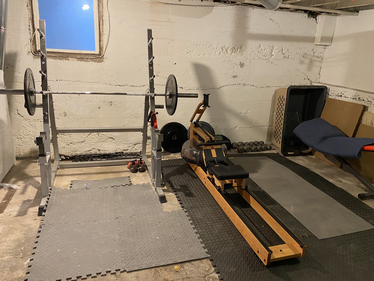 It took 6 months to get it sorted, but it's clear that the diy home gym is going to be the key to surviving the rest of pandemic. #Mentalhealth is real peeps, find something, anything, that works for you. #march238th https://t.co/nchBpKuqzK