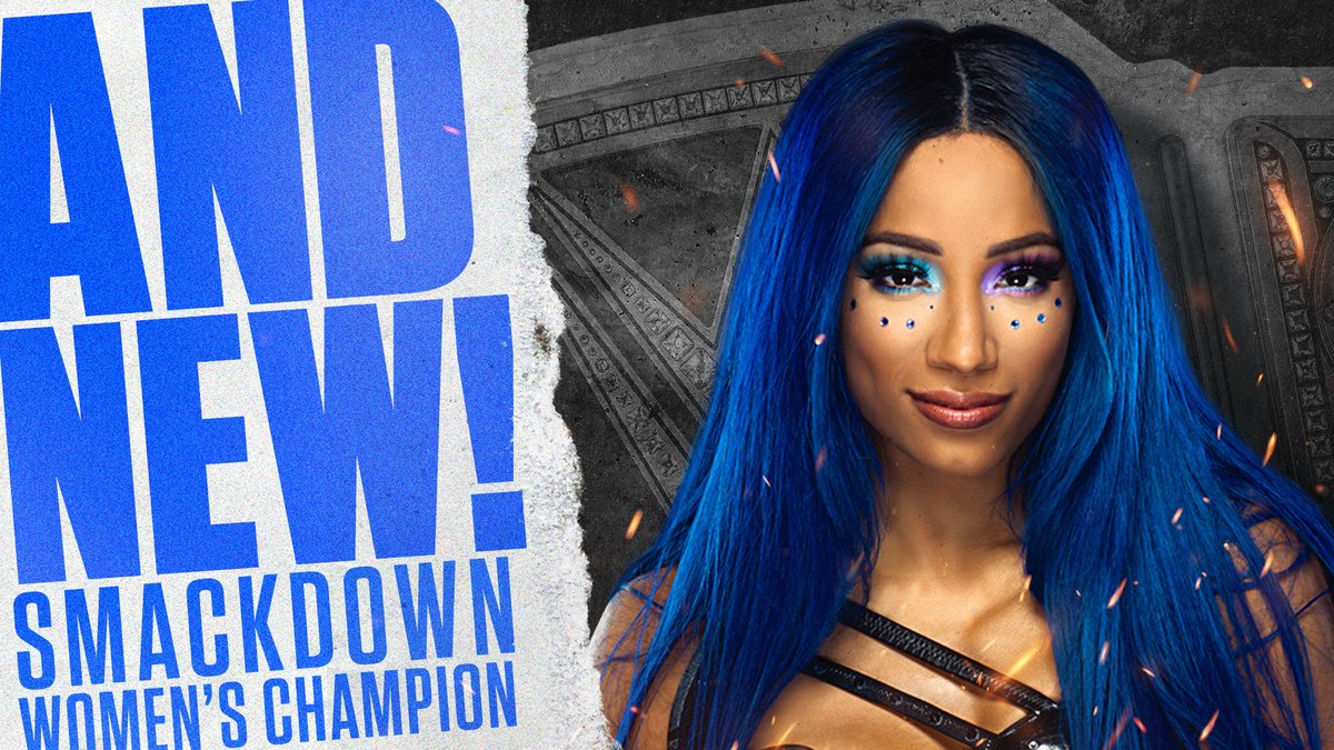 Sasha Banks Wins Smackdown Women's Title