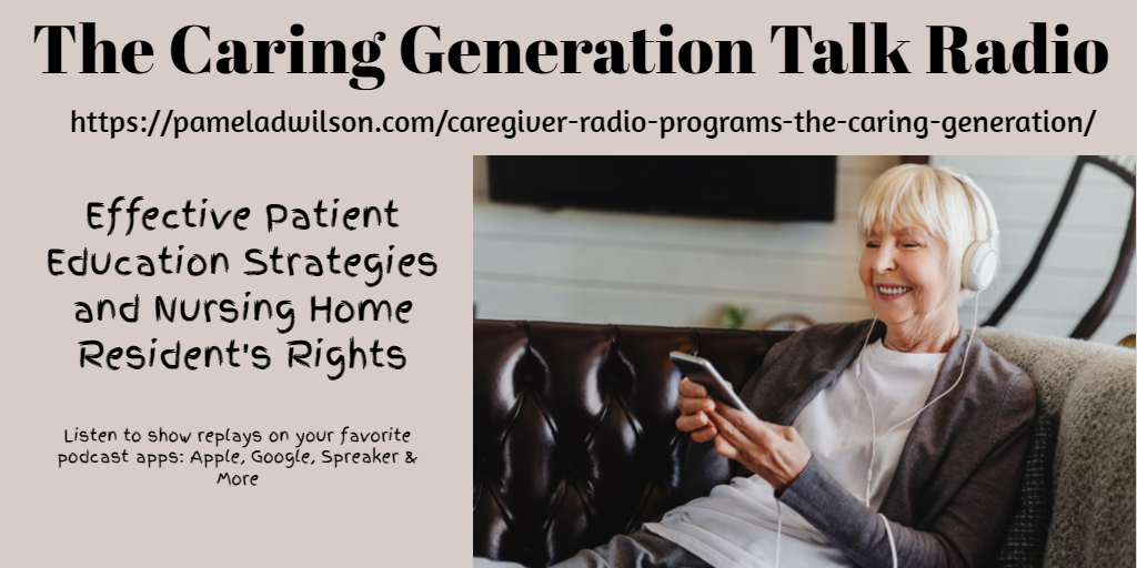 CaregivingSpeak's tweet photo. Join Me 10/28 for #TheCaringGeneration #RadioShow. Effective #PatientEducation Strategies Here's How
https://t.co/ufKod9SX50
***
#eldercare #caregiver #caregiving #caregiversupportgroup #geriatrics #aging #healthcareproviders #healthcareleaders https://t.co/PuYgb4YHlZ
