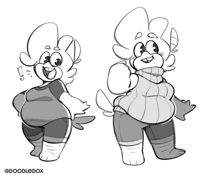 Arials for @potato_power42 because she's fun to doodle 