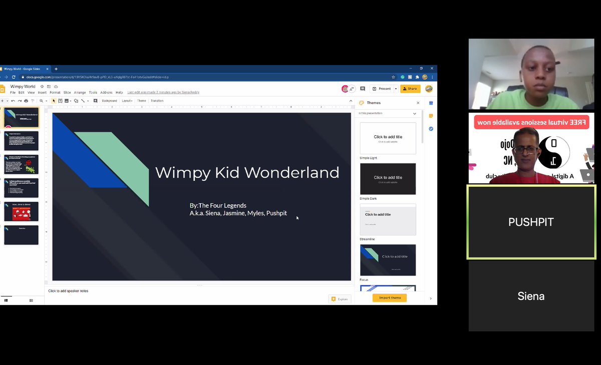 coderdojoapexnc's tweet image. 5/ To cap our extended Spring term, we decided to celebrate June with our very own #CoolestProjectChallenge with end of month Virtual Jam celebration. We grouped Ninjas into teams for their coolest project submission with many reservations and requests to work on solo projects