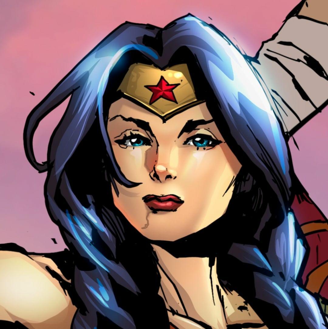 overseer195's tweet photo. A little WIP preview of something coming soon from the creative tag-team powerhouse that is @dextersoy and @VeronicaGandini !
#amazoncorps #earth195 #WonderWoman https://t.co/srRLejtHIS