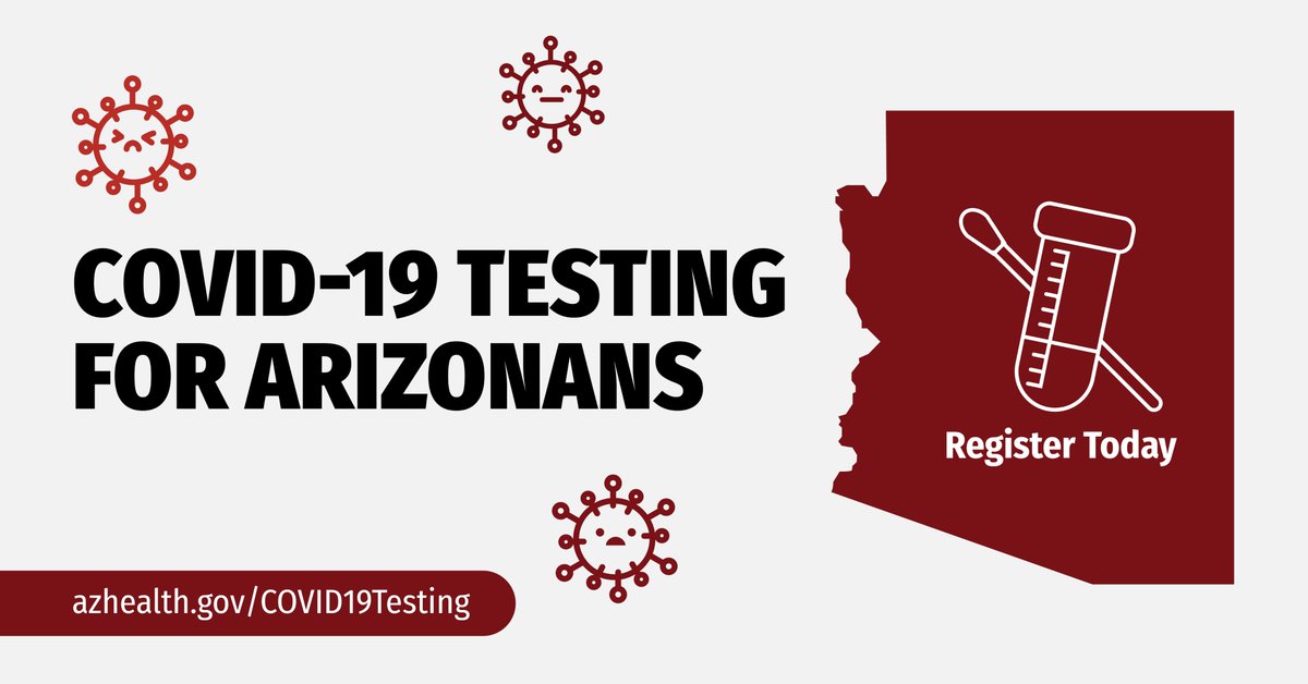 Biodesign Institute at Arizona State University (@asubiodesign) on Twitter photo FREE #Covid19 saliva testing 10/26-11/1 throughout Arizona in partnership w/ <a href="/AZDHS/">AZ Department of Health</a>:
-Use agency code SALIVATEST
-Ages 5+
-Drive-thru/walk-up avail depending on location
-Arrive on time w/QR code (no ID req)
-Spit into a straw
-Results < 48hrs
Register: bit.ly/ASUCovid19Free… FREE #Covid19 saliva testing 10/26-11/1 throughout Arizona in partnership w/ <a href="/AZDHS/">AZ Department of Health</a>:
-Use agency code SALIVATEST
-Ages 5+
-Drive-thru/walk-up avail depending on location
-Arrive on time w/QR code (no ID req)
-Spit into a straw
-Results < 48hrs
Register: bit.ly/ASUCovid19Free…