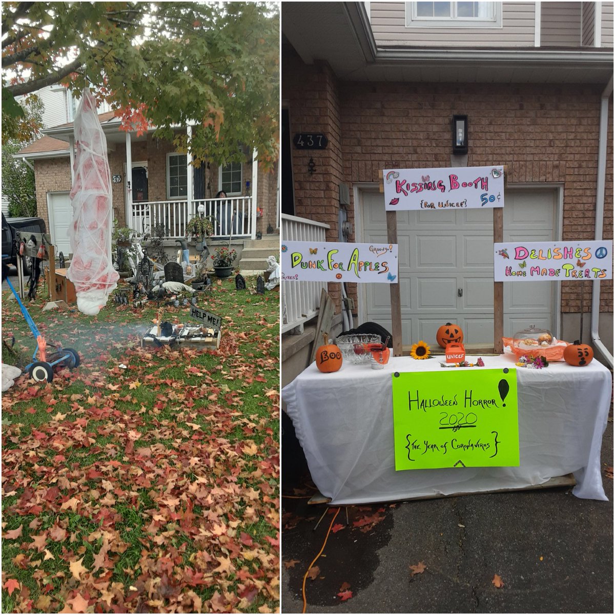 Tizzyman's tweet photo. @weathernetwork #COVID19 #Halloween https://t.co/6WBJNy6okJ