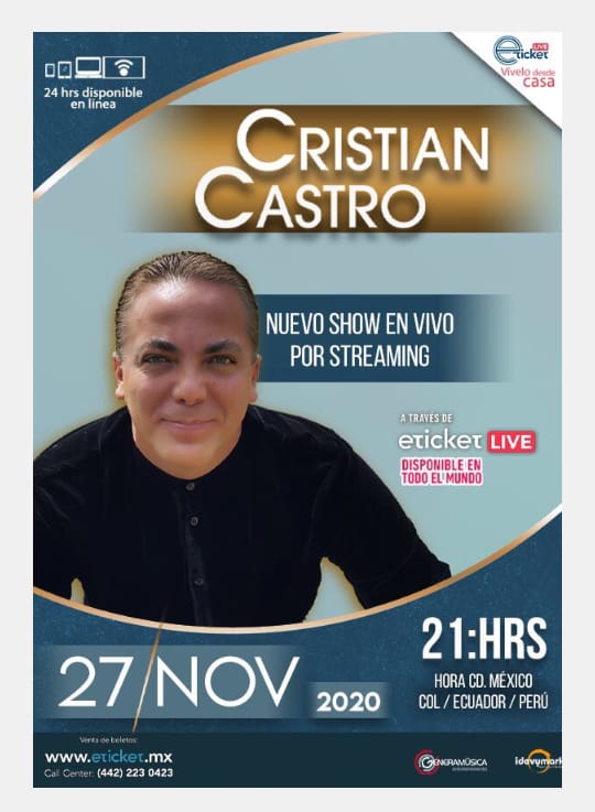 VeronicaELugo's tweet photo. ➡ CHIC@S HOYYY no se pierdan a @CristianCastro en #AXESO con @jessiecervantes y más intivitados @kanygarcia @LeonelGOficial @alexferreir partir d las 19:00 México
Conecta 6.4 de TV abierta o por 👉 https://t.co/mAGOGsoMLR
@kanyfrases @KanyGarciaMex @LetyA2770 @paola_LorenaCC https://t.co/p5XfoOw5iG