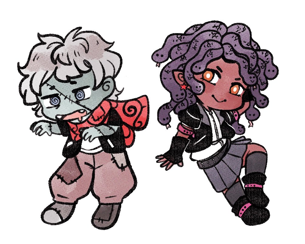 sawyarts's tweet photo. The plan was to draw the whole squad but um we busy, maybe I’ll do the rest nxt year lol 🎃 https://t.co/jk5Owca7TI