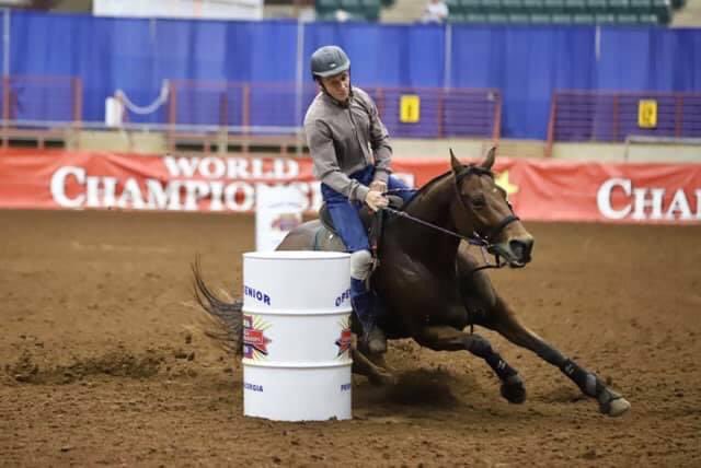 We’ve just kicked off the Super Senior and Edwin Cameron sits on top of the leaderboard with a 14.920. #NBHAWorld