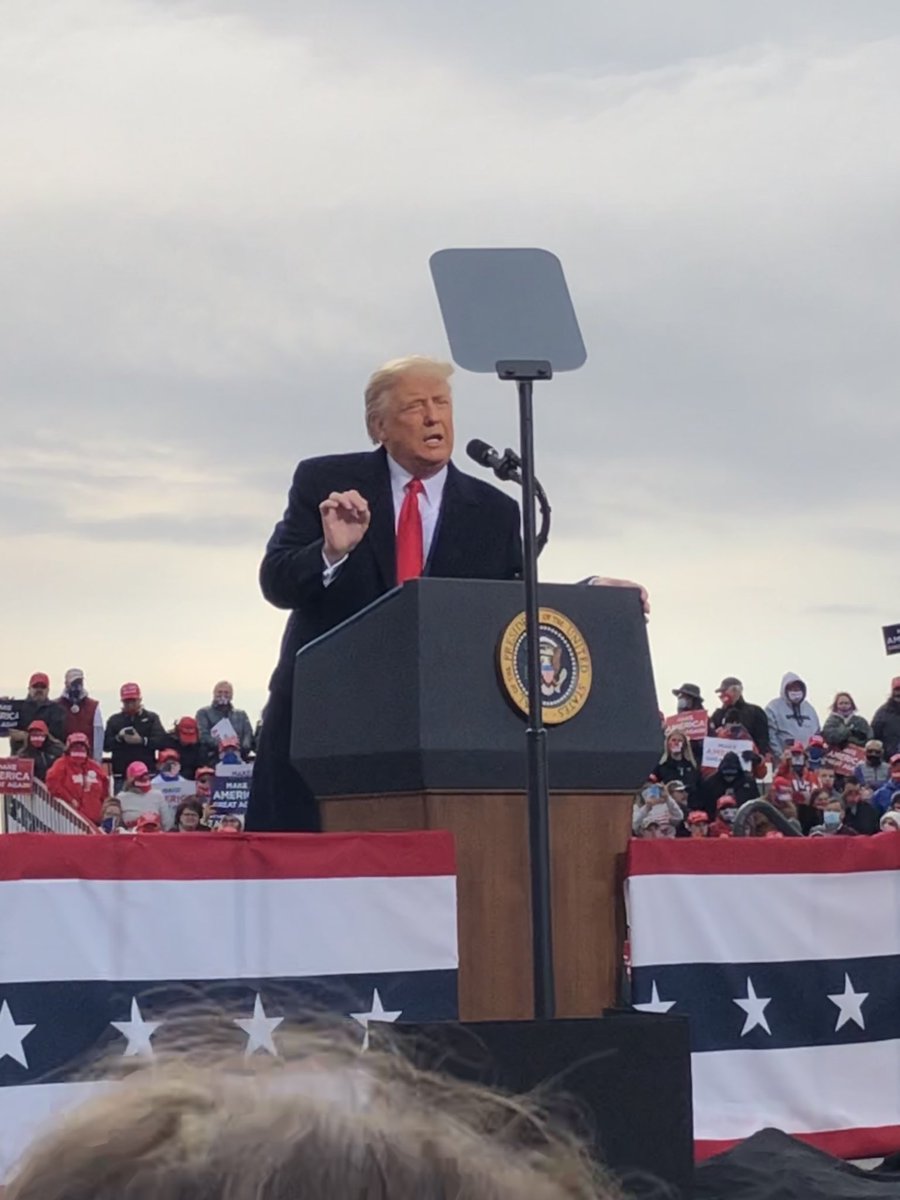 realAlexHagerty's tweet photo. President @realDonaldTrump’s New Hampshire rally was INCREDIBLE! Fun &amp; safe time had by all. 🇺🇸 #4MoreYears #LeadRight #NHforTrump https://t.co/bR3YKMdpmf