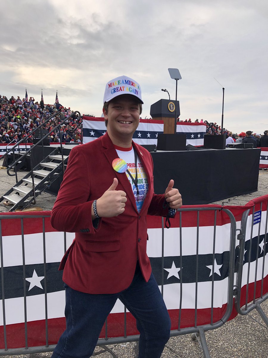realAlexHagerty's tweet photo. President @realDonaldTrump’s New Hampshire rally was INCREDIBLE! Fun &amp; safe time had by all. 🇺🇸 #4MoreYears #LeadRight #NHforTrump https://t.co/bR3YKMdpmf
