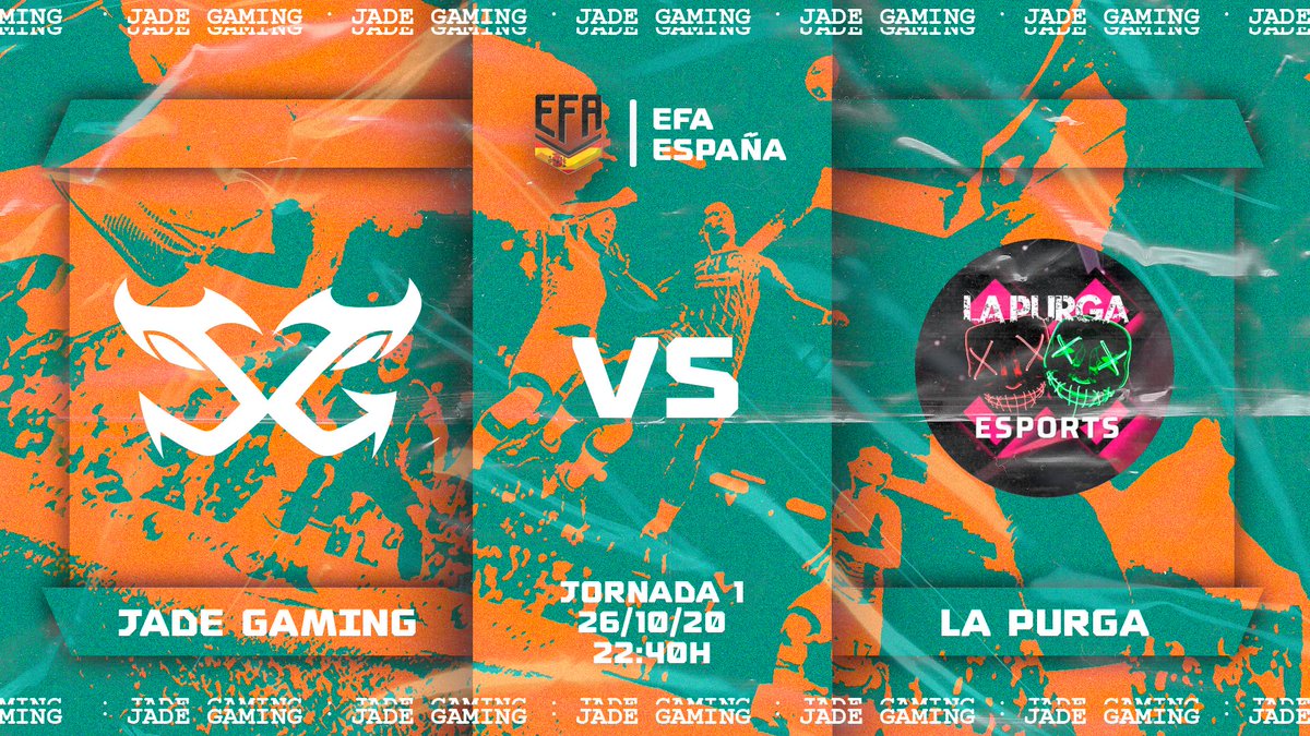 JadeGamingES's tweet photo. 🟠#FIFA🟠

¡Nuestros chicos de FIFA se estrenan en 1 hora con nosotros! 💪🏽

🏆@EfaEspana
🆚@LaPurga_eSportS 
⏰22:40

¿Estáis preparados para perder, @LaPurga_eSportS? 😉 https://t.co/t1iEeCpDS8