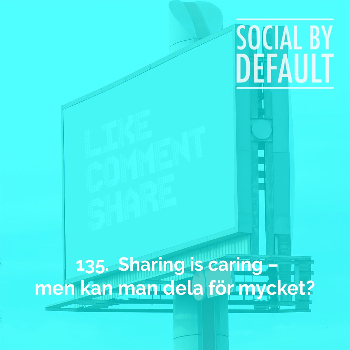 Socialbydefault's tweet photo. Kan man som anställd dela för mycket? Vi diskuterar gränser och hur employer advocacy och sociala medier. Nytt avsnitt av podden ute https://t.co/1eA9tueLMP https://t.co/xijzeykvDP