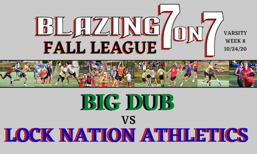 UCNCFootball's tweet photo. Blazing 7on7 Fall League: 🚨 Instant Classic 🚨 Big Dub vs Lock Nation Athletics https://t.co/ptdO0sfq6q @Blazing7on7 @NCPiedmontSport @HSFBamerica @micsfootball @CarolinaVarsity @NCGridironNews @NCGridiron @PrepRedzoneNC @SCSportsReport https://t.co/ppWiz27o3I