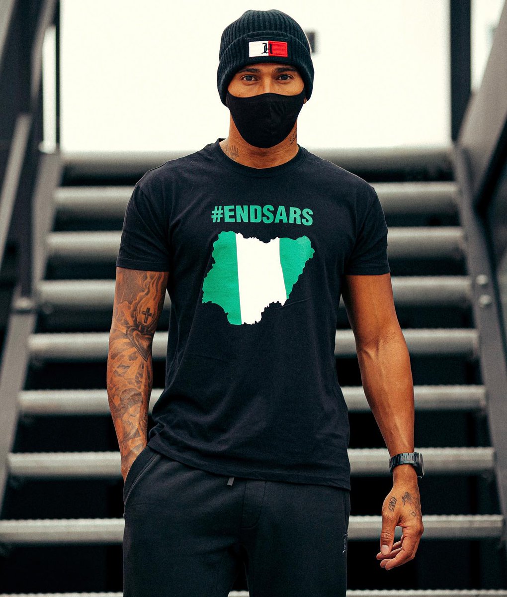 james_elendu's tweet image. Salute to the 6 times Formula 1 Championship champ, 
@LewisHamilton, for lending his voice to the #ENDSARS

Nigerians Retweet Aggressively we shouldn&apos;t be relaxing yet! Raised fist

#basedonwhat #CACOVID