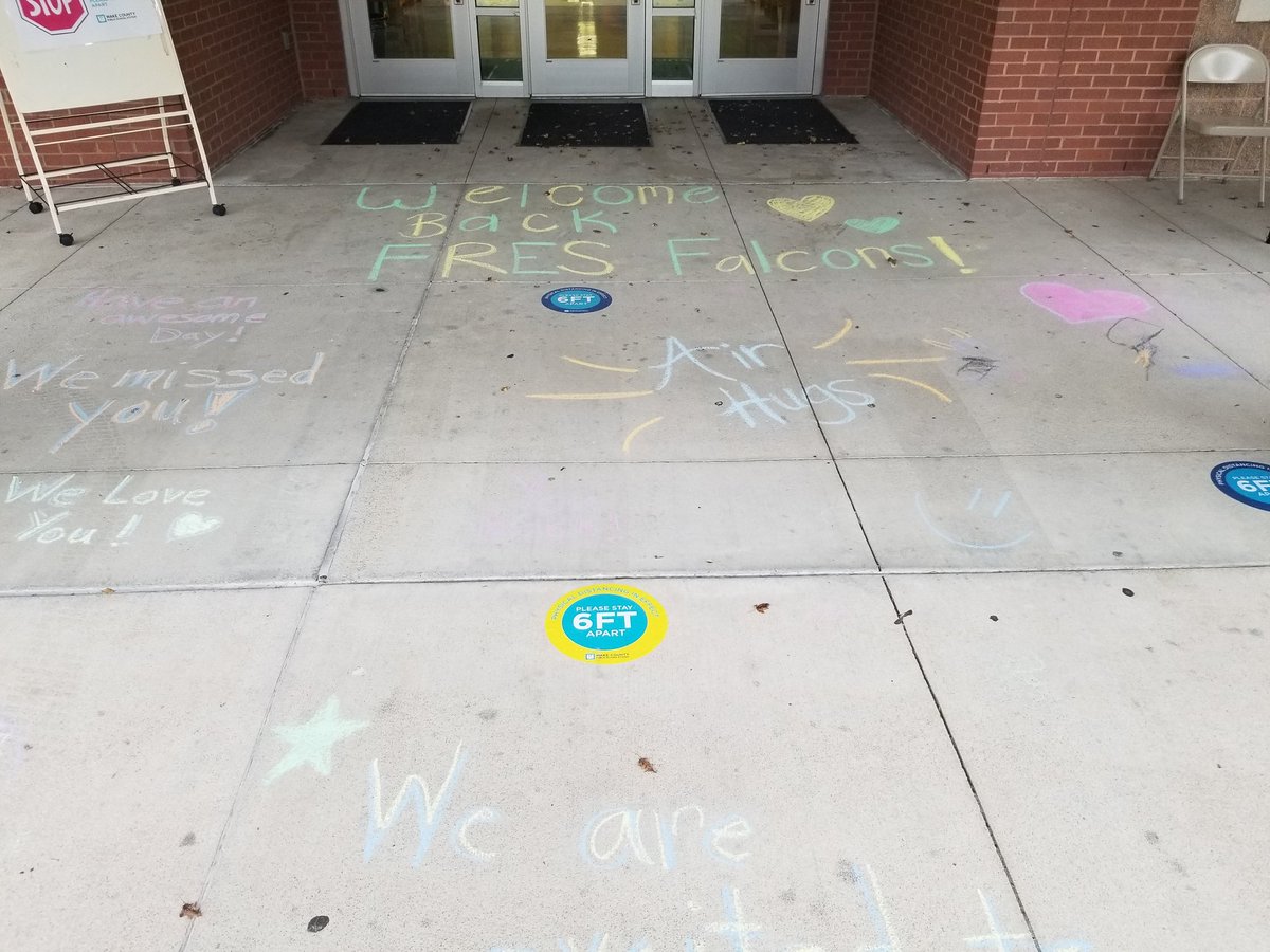 AngelaFieldsLit's tweet photo. Sidewalks are ready and soccer goals are in place! PTA is wishing our students a wonderful first day back! We love our FRES Falcons! #SuperFRES @ForestvilleRd https://t.co/JLr9VXQ4nU
