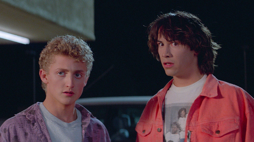 Ted: Strange things are afoot at the Circle-K...BILL & TED'S EXCE....