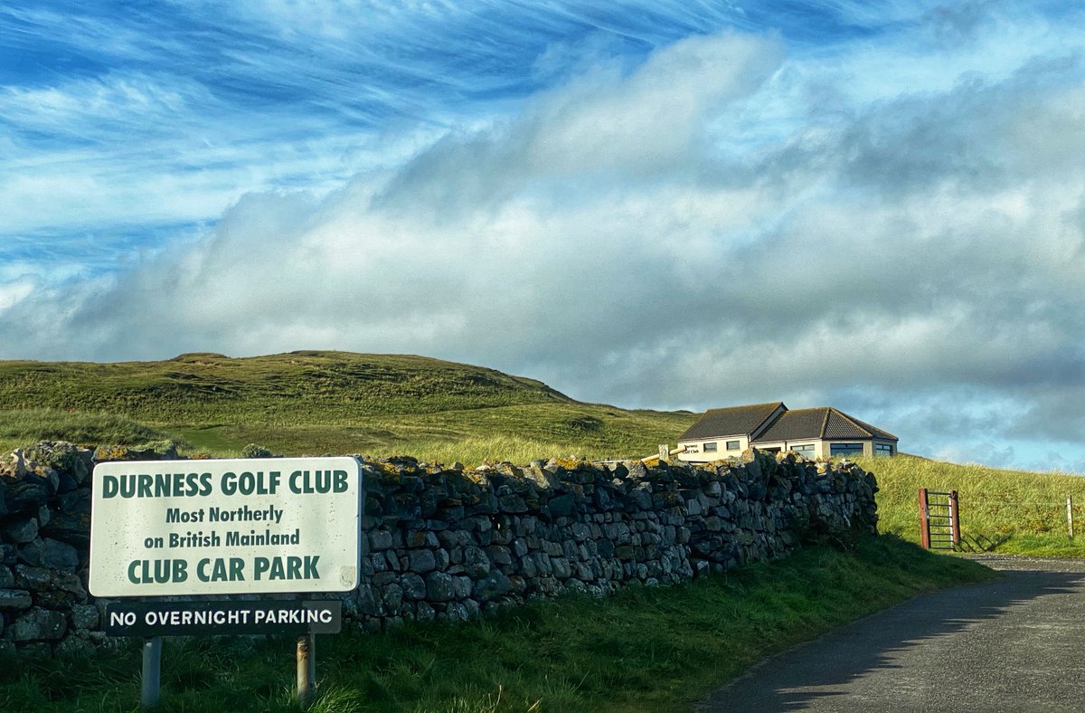 Tucked in the NW corner of the Scottish mainland - Durness is over 100 miles from the nearest large airport (Inverness).There is a small clubhouse, complete with honesty box. A 9 hole round is £20 - but I humbly suggest the extra £10 for a day ticket will be money well spent.