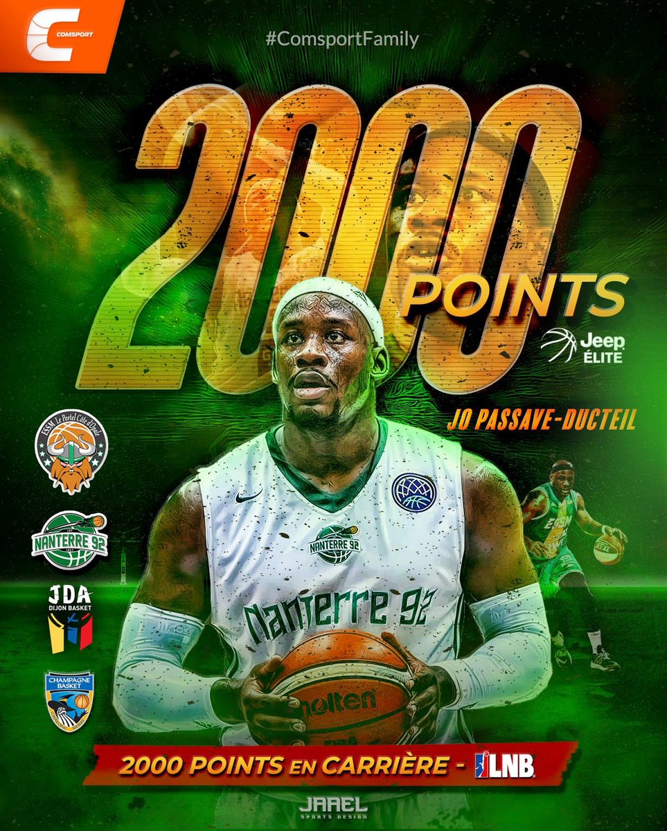 JOPASSAVEDUC13's tweet photo. 🙏🏾La conclusion d’une semaine bien remplie avec ma clique @ESSMbasket 2 victoires et cerise sur le gâteau 2000 points en JeepElite @LNBofficiel franchement c’est top 🔥 je te tenais à remercier encore @Agence_Comsport #onthenextone
#comsportfamily #veteran #years18 #2k21 https://t.co/JI9bB0uUmM